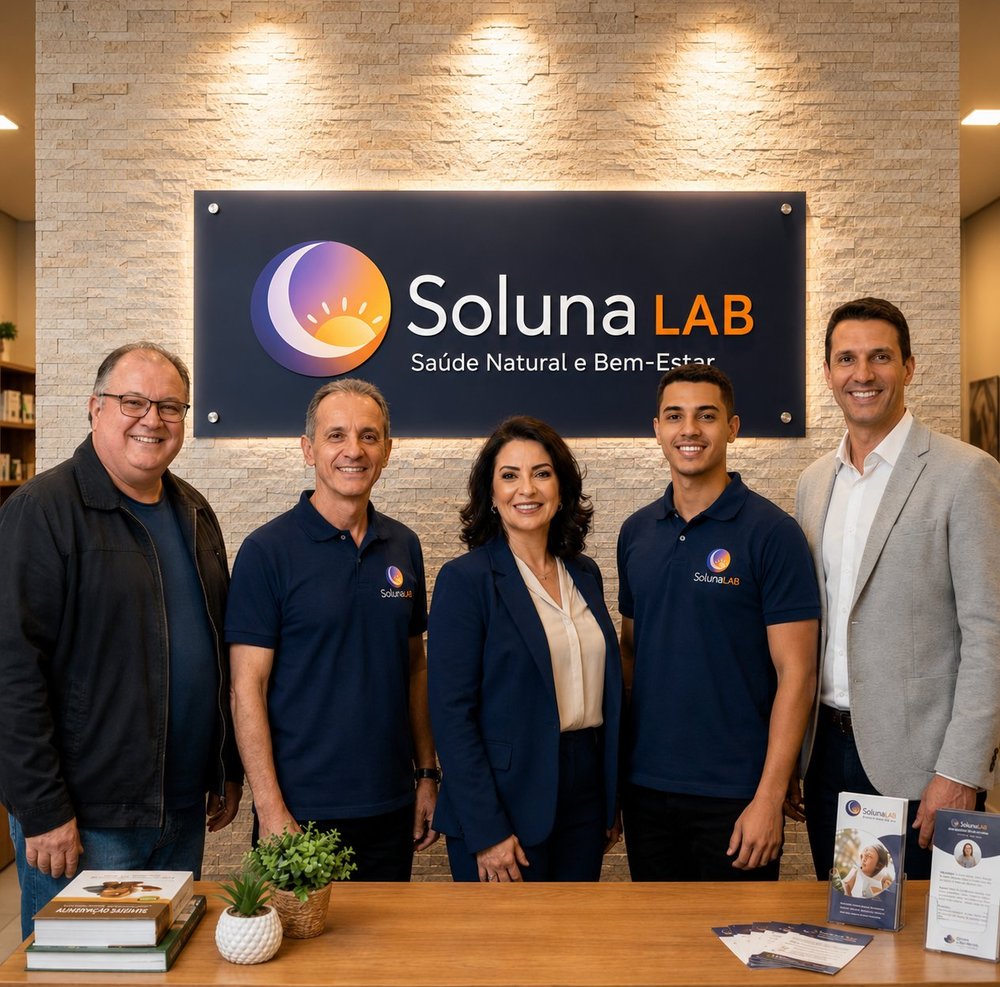 Equipe Soluna Lab — saúde natural e bem-estar
